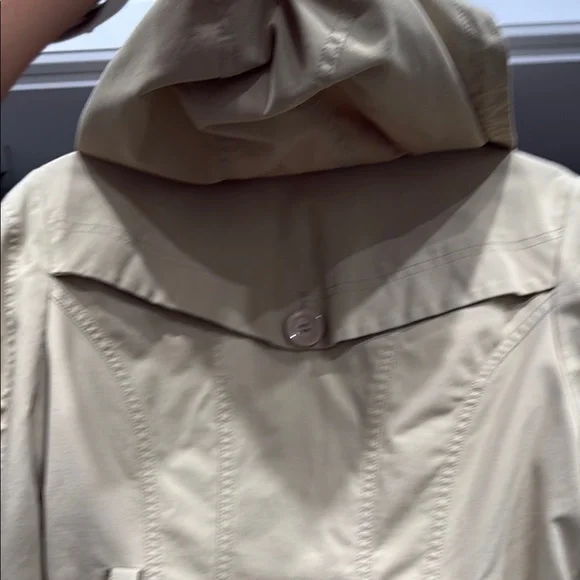 New York & Company Beige Trench Coat - Picture 7 of 12